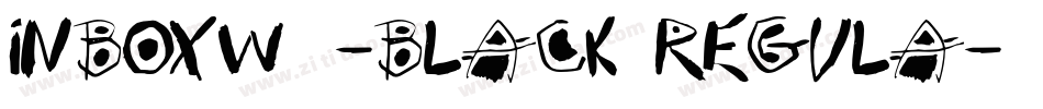 InboxW03-Black Regula字体转换